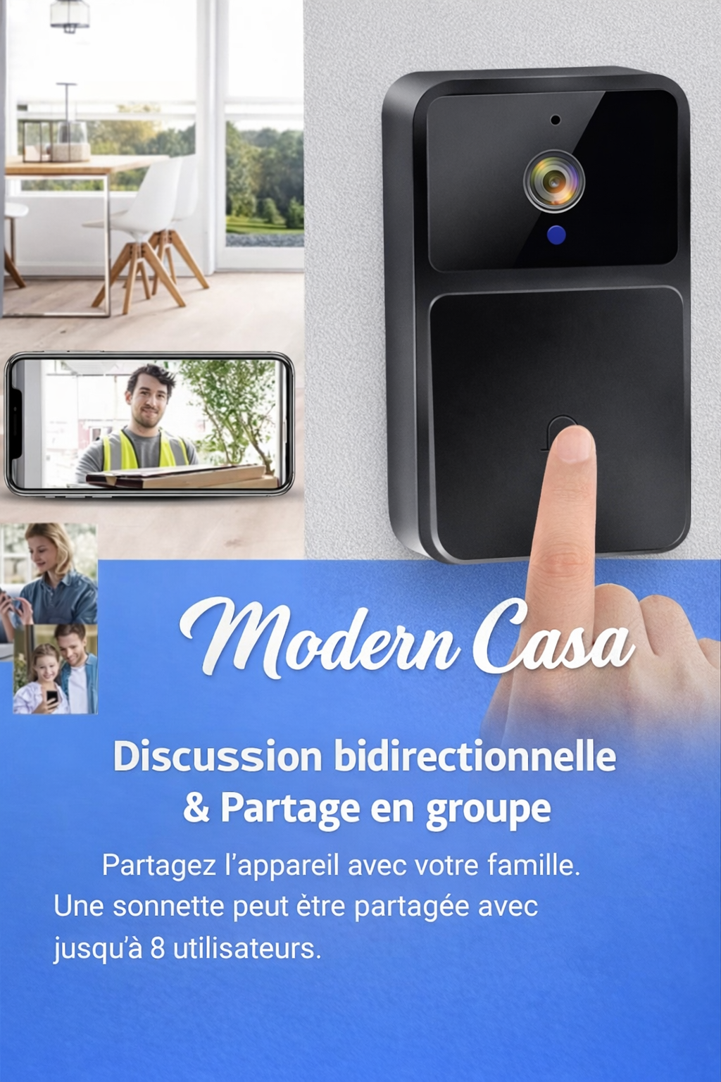 Sonnette de porte Vidéo 🏠
