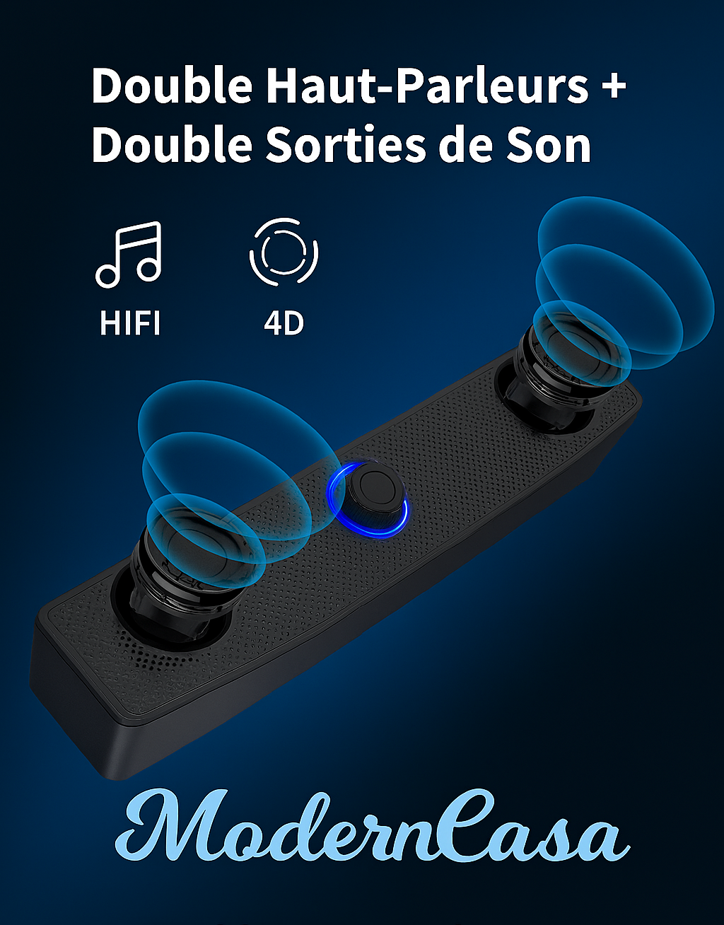Barre d'enceinte compacte 🎵