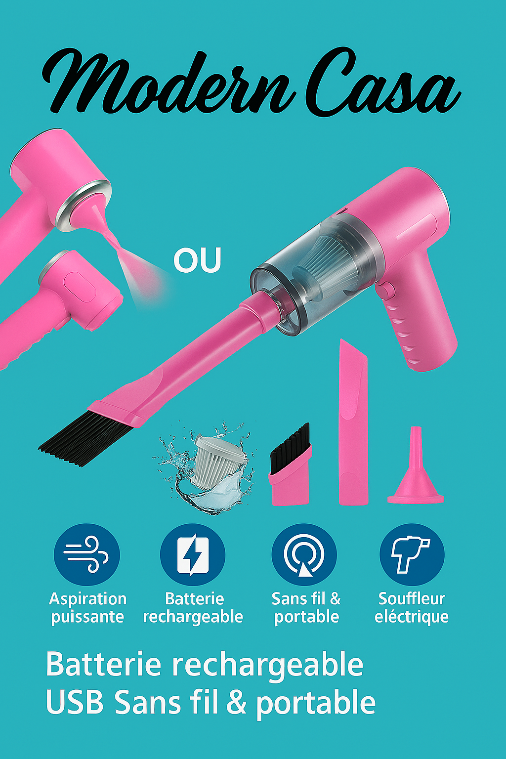 Aspirateur Portable USB 🧹