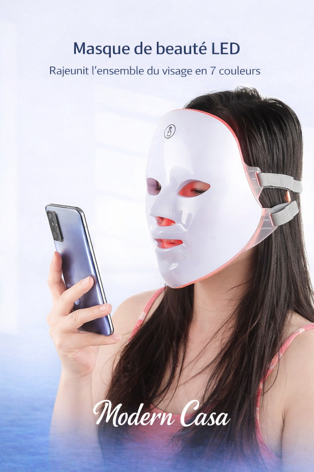 Masque Photothérapie LED 🌈 (Professionel)