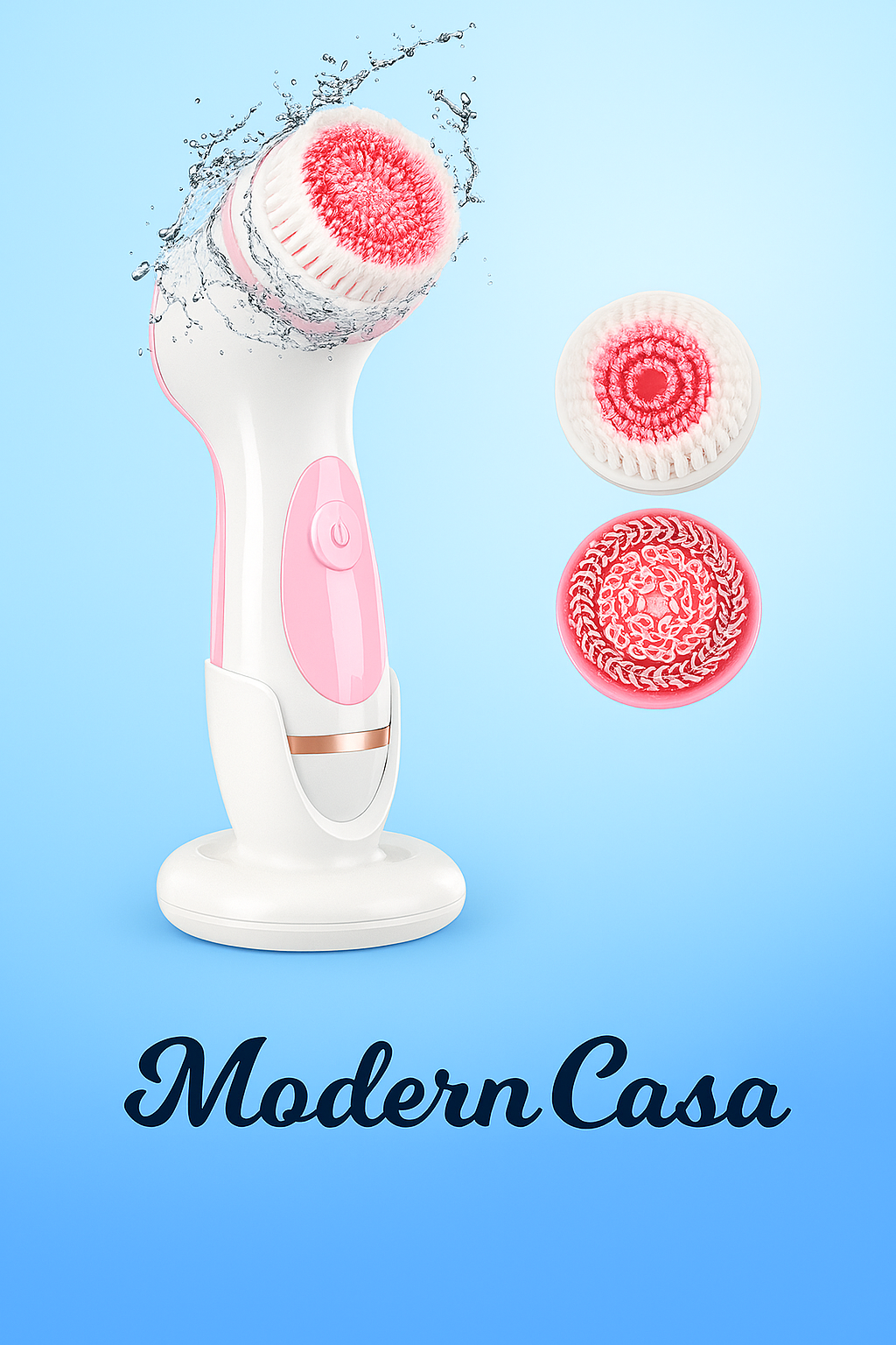 🧼 Brosse Nettoyante Visage 3‑en‑1