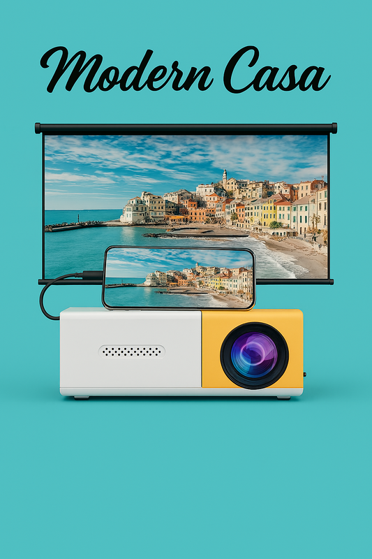🎬 Mini Rétroprojecteur LED – 120" -720p